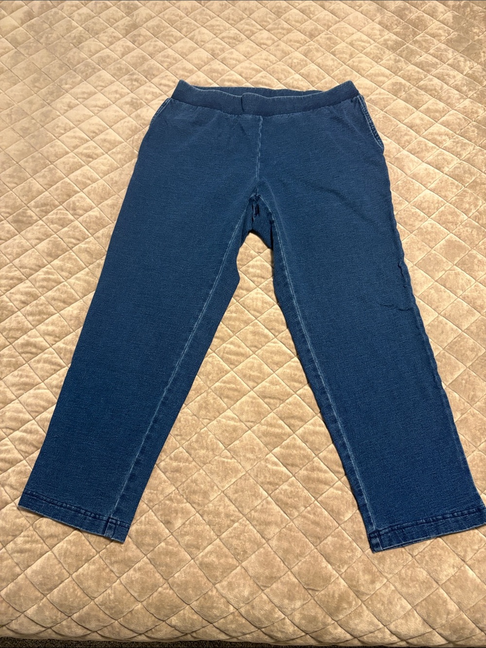 J. Jill Deep Navy Pull-On Knit leggings